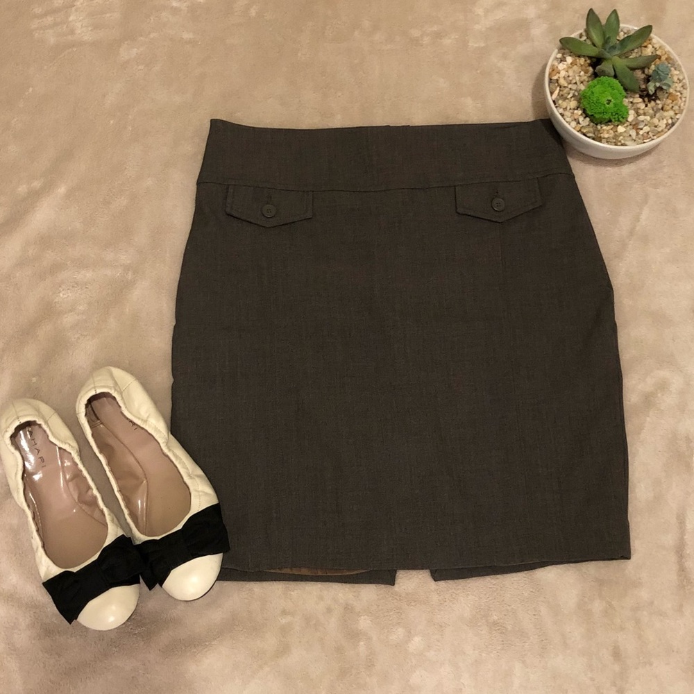 [Express] Chocolate Pencil Skirt